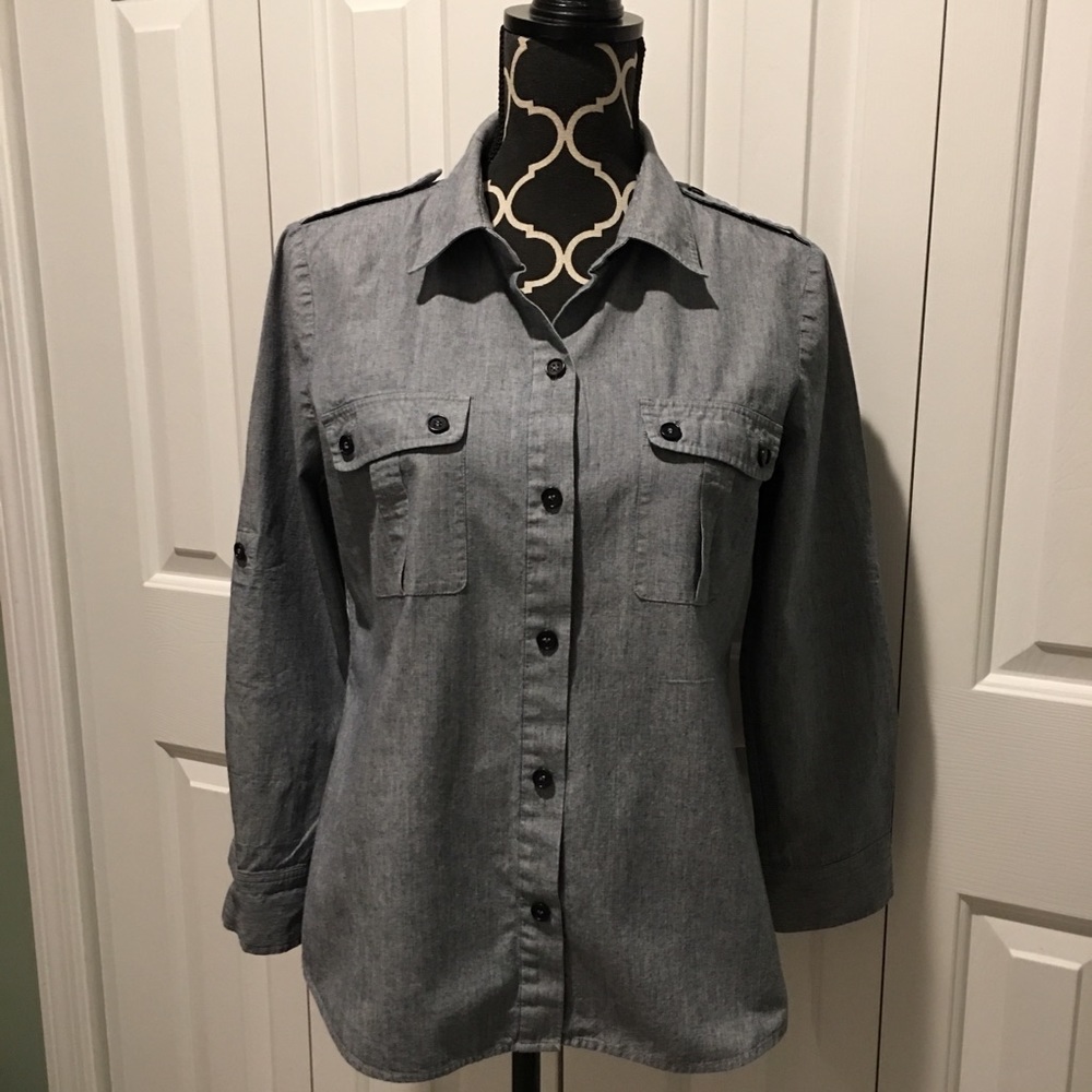 Theory button down shirt